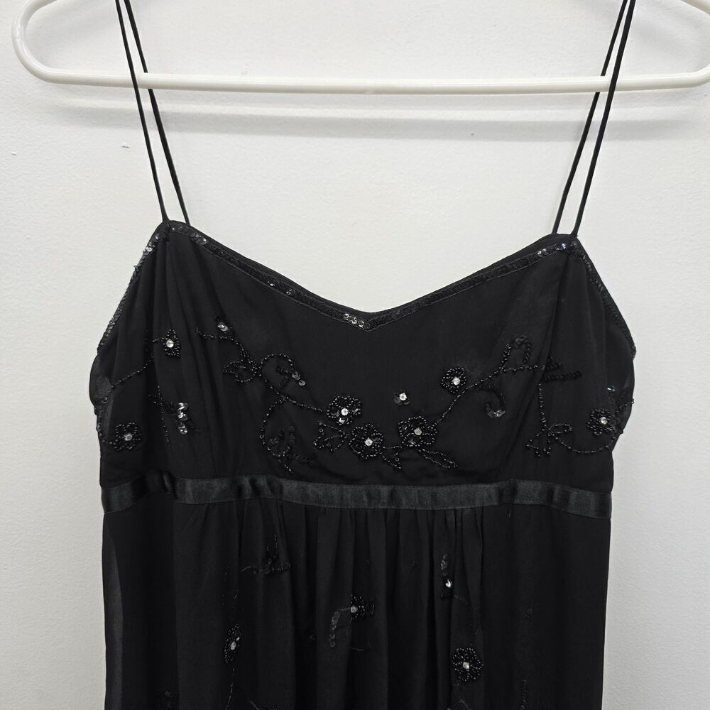 Scarlett Nite Women's Size 10 Black Beaded Dress (A35) - Picture 3 of 11